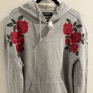 PacSun Gray Oversized Fit Hoodie